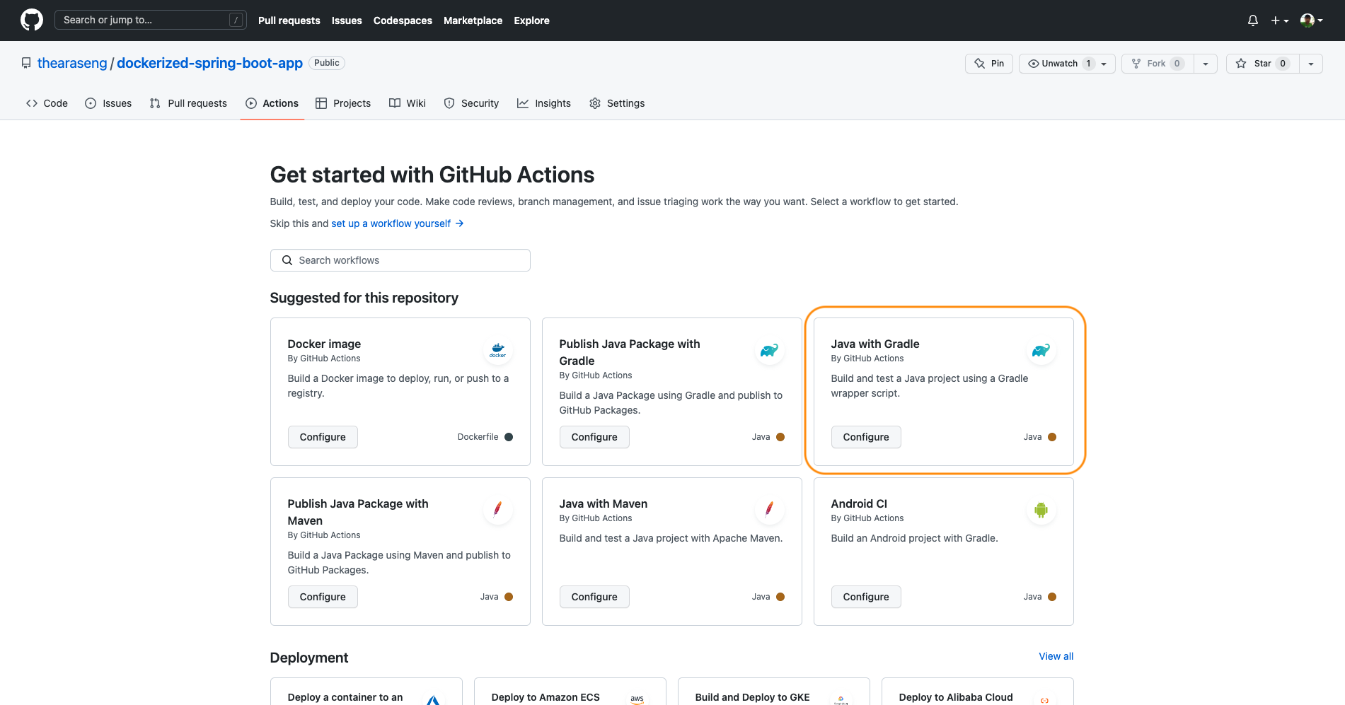 Github workflows